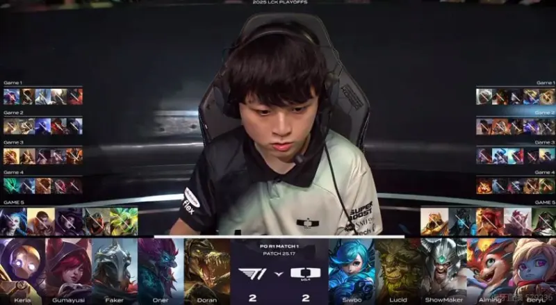 T1 3-2 DK:Keria关键神钩定乾坤!T1有惊无险战胜DK